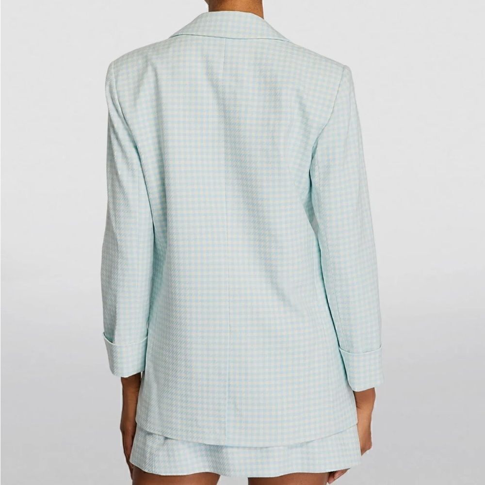NWT Alice and Olivia Justin Houndstooth-pattern Blazer - Picture 9 of 11